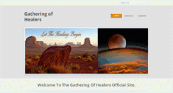 Desktop Screenshot of gatheringofhealers.org