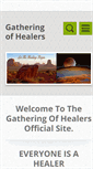 Mobile Screenshot of gatheringofhealers.org